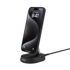 Belkin Magnet boost Charge convertible wireless charging for iPhone magsafe 15w| WIA008MYbk