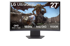 LG UltraGear 27" QHD Curved 180Hz Gaming Monitor (27GS60QC-B) – view 2