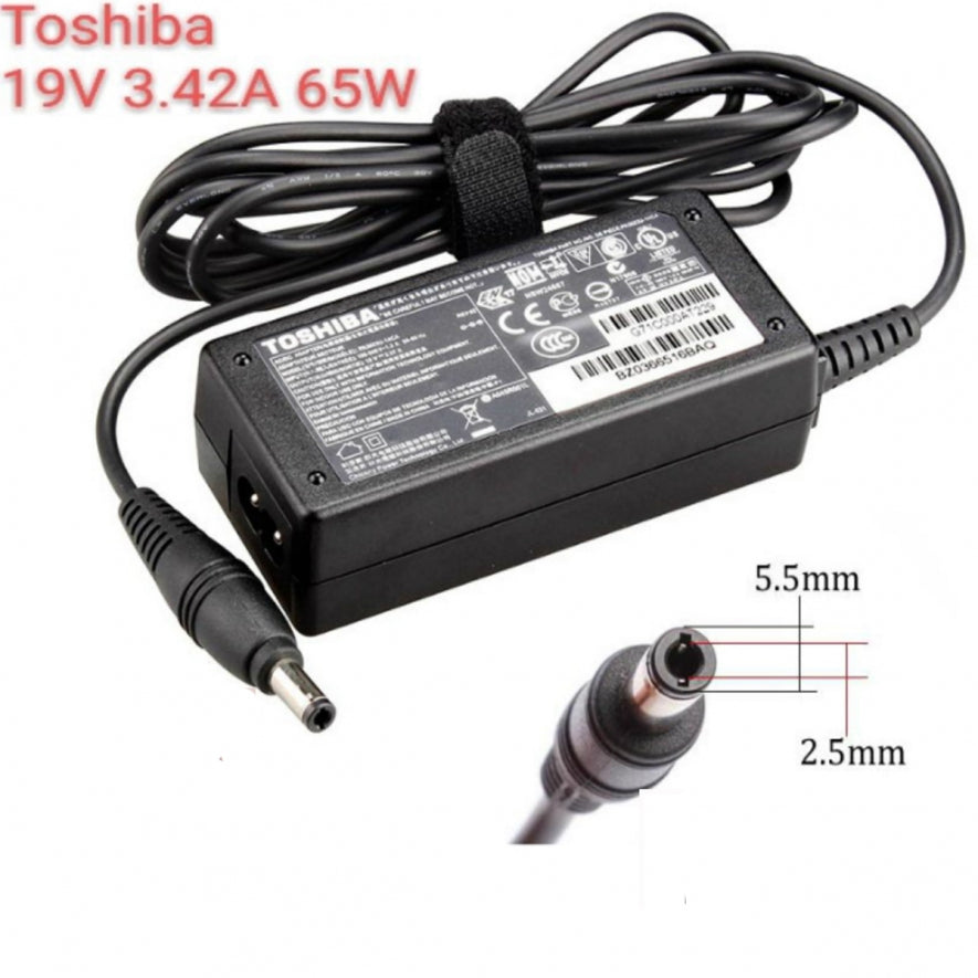 Toshiba Compatible Laptop Charger 19V 3.42A